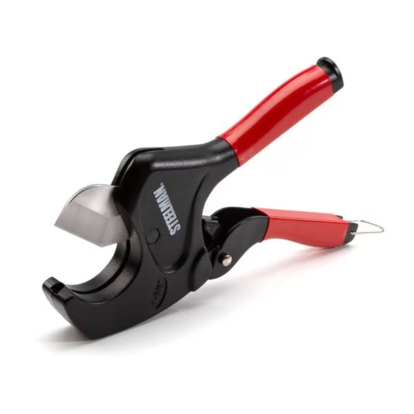 158Inch Jaw Ratcheting PVC and Plastic Pipe Cutters, Steelman, Mfr#: 42566